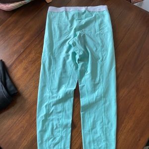 Nike leggings, large, turquoise